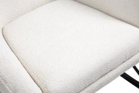 60 foteliukas - Liberto 2, baltas, 100 cm x 72 cm x 106 cm - 3 nuotrauka