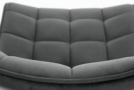 tamsoje - Valgomojo kėdė Halmar K332 Dark Grey - 4 nuotrauka