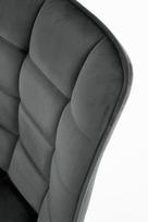tamsoje - Valgomojo kėdė Halmar K332 Dark Grey - 5 nuotrauka