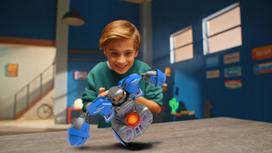 kombainas zaislinis - SILVERLIT Rinkinys „Robo Kombat spin battle A“, 86884 - 6 nuotrauka