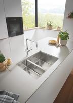 nerudijancio plieno plautuve 450 - Nerūdijančio plieno plautuvė Grohe K700, 31576SD0 - 4 nuotrauka