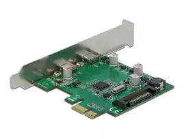 pcie x1 usb - Išplėtimo kortelė Delock USB 3.2 Gen - 2 nuotrauka