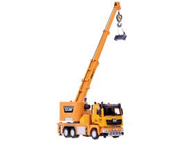 su kranu - GLW Statybinis kranas su garsu ir šviesa ZA5011, geltona (Yellow) - 8 nuotrauka