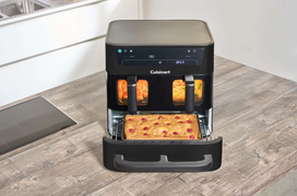 air fryer karsto oro gruzdintuve - Cuisinart AIR-TWIN 10.4L (Juodas/Black) - 4 nuotrauka