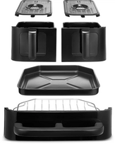 air fryer karsto oro gruzdintuve - Cuisinart AIR-TWIN 10.4L (Juodas/Black) - 6 nuotrauka
