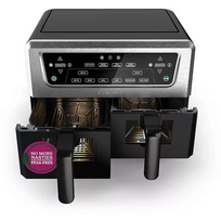 air fryer karsto oro gruzdintuve - Cuisinart AIR-TWIN 10.4L Juoda (Black) - 2 nuotrauka
