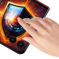 stiklo matine plevele - 3mk "Silky Matt Privacy Ekrano Apsauga" Motorola Razr 60 Ultra - 2 nuotrauka