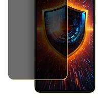 stiklo matine plevele - 3MK Silky Matt Privacy film for Redmi Note 14 4G - 2 nuotrauka