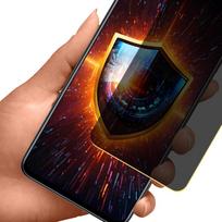 samsung galaxy a70 - 3mk Silky Matt Privacy Privacy Screen Protector for Samsung Galaxy A70 - 2 nuotrauka