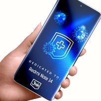 redmi note 14 5g - 3MK SilverProtect  Redmi Note 14 5G Wet Mount Antimicrobial Film - 3 nuotrauka