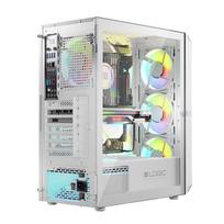 baltas korpusas - Logic PORTOS ARGB MINIDI USB 3.0 Baltas - 2 nuotrauka