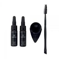 didier - Hybrid Liquid Stain Brow & Lash Kit antakių ir blakstienų dažymo rinkinys Medium Brown - 3 nuotrauka