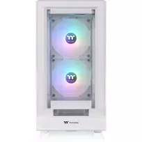 tempered glass pc case - Thermaltake Ceres 350 MX Snow (Baltas) - 2 nuotrauka