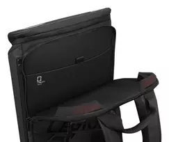 waterproof kuprine - Lenovo Legion Armored Gaming Backpack GB900  Fits up to size 16 "  Backpack  Black  Shoulder - 4 nuotrauka