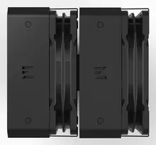 procesoriaus cpu ausintuvas - Zalman CNPS14X Duo Black CPU Cooler - 3 nuotrauka