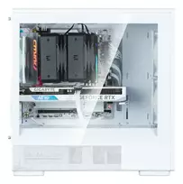 micro atx baltas korpusas - Kompiuterio korpusas Zalman P10 NAMU, balta - 3 nuotrauka