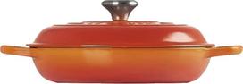 30 l puodas - Le Creuset Ketaus puodas Gourmet Signature 30 cm, liepsnojančios oranžinės (Flame) - 3 nuotrauka