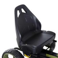 go kartai - Homcom Go Kart pedalinis kartingas su rankiniu stabdžiu, žalias (Green) - 2 nuotrauka