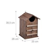 inkilas - Bonideco pelėdų inkilas iš medžio - 6 nuotrauka