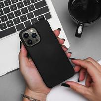iphone 17 silicone case - Apple iPhone 17 Pro Max Silicone Case Juodas (Black) - 4 nuotrauka