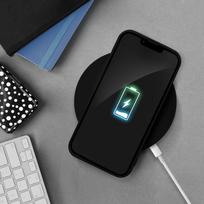 iphone 17 silicone case - Apple iPhone 17 Pro Max Silicone Case Juodas (Black) - 5 nuotrauka