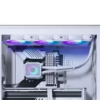 120mm liquid cooler - Phanteks Glacier One 360M25 Gen2 DRGB AiO Aušinimas - 360 mm, Baltas (White) - 3 nuotrauka