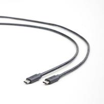 usb to usb c cable 2 m - Gembird Cable USB-C to USB-C Black 1m - 3 nuotrauka