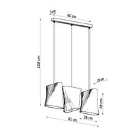 sviestuvai - Sollux Blum 3 SL.0771, E27, 3 x 60 W, baltas - 6 nuotrauka