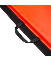 tatamio kilimeliai - Gimnastikos čiužinys HMS Premium MGS01, oranžinė, 238 cm x 119 cm x 5 cm - 6 nuotrauka