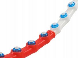 hula hoop lankas - Anion Hula Hoop 1 balta/raudona (White/Red) - 2 nuotrauka
