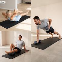 aerobine - Spokey SoftMat, juodas (Black) - 3 nuotrauka