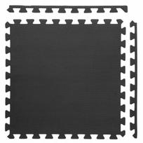 treniruokliu kilimelis - Grindų danga treniruokliams One Fitness Puzzle Mat, 122 cm x 122 cm x 1 cm - 3 nuotrauka