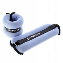 svoriai rankoms ir kojoms 2x1 kg - Svoriai rankoms ir kojoms HMS OB04, 2 kg x 2 vnt. (Mėlyna) - 3 nuotrauka