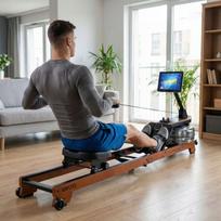 sulankstomas treniruoklis - Irklavimo treniruoklis Gymtek Folded XRW5000 LED - 2 nuotrauka