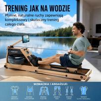 irklavimo treniruoklis pigu - Irklavimo treniruoklis Christopeit WP5000 LCD - 3 nuotrauka