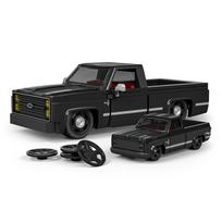 mattel brick shop - Chevy '83 Silverado konstruktorius, juodas (Black) (JKG42) - 2 nuotrauka