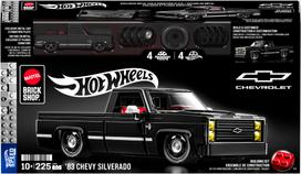 mattel brick shop - Chevy '83 Silverado konstruktorius, juodas (Black) (JKG42) - 4 nuotrauka