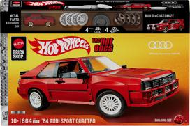 mattel brick shop - Konstruktorius Hot Wheels Audi ‘84 Sport Quattro, JLK39 - 4 nuotrauka