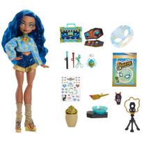 monster high leles - Mattel Monster High Self-Scare Secrets Cleo De Nile JMG74, 29 cm, Mėlyna (Blue) - 6 nuotrauka