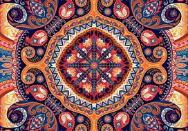 Fototapetas Artgeist Exotic Mosaic NEW010836, 245 cm x 350 cm