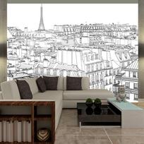 Fototapetas Artgeist Parisian'S Sketchbook, 193 cm x 193 cm