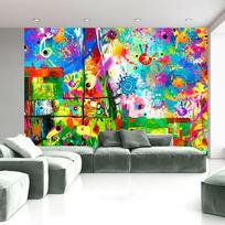 Fototapetas Artgeist Colorful Fantasies, 140 cm x 140 cm