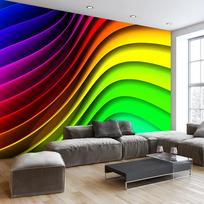 Fototapetas Artgeist Rainbow Waves, 70 cm x 70 cm