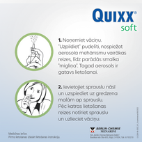 nosies purskalas - QUIXX izotoninis Atlanto vandenyno vanduo SOFT, 30 ml - 2 nuotrauka