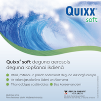 nosies purskalas - QUIXX izotoninis Atlanto vandenyno vanduo SOFT, 30 ml - 5 nuotrauka