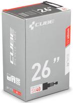 Cube MTB TUBE123 26" dviračių padangų kamera, guma, juoda (Black)