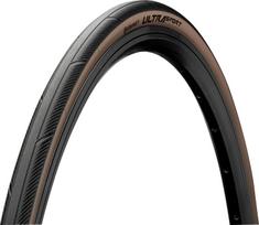 Continental Ultra Sport III 28" sulankstoma padanga, Juodas (Black) / Ruda (Brown)