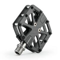 platformos - Rockbros C525 anglies pluošto platforminiai dviračių pedalai Juodi (Black) - 6 nuotrauka