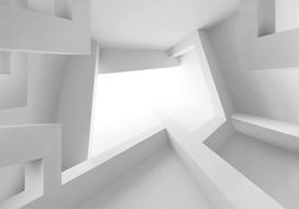 Fototapetas Artgeist White Room 3XLNEW010911SAM, 245 cm x 245 cm