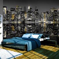 Fototapetas Artgeist Gold And Silver - Nyc XLFTNT0717SAM, 193 cm x 193 cm